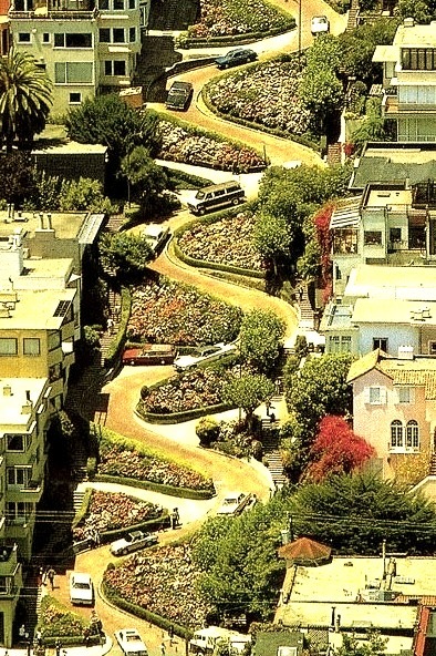 Curves, Lombard Street, San Francisco