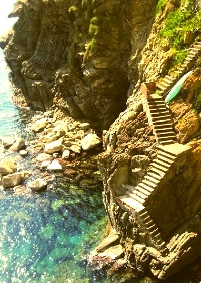 Steps to the Sea, Amalfi Coast, Italy 